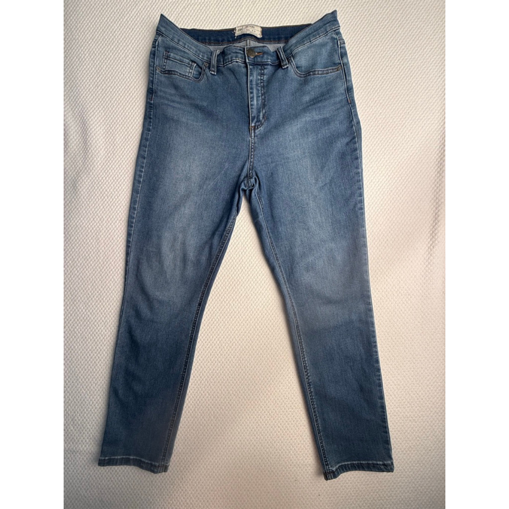 Free People Women’s Jeans Size 31 W | Medium Wash Skinny Stretch Denim Pants